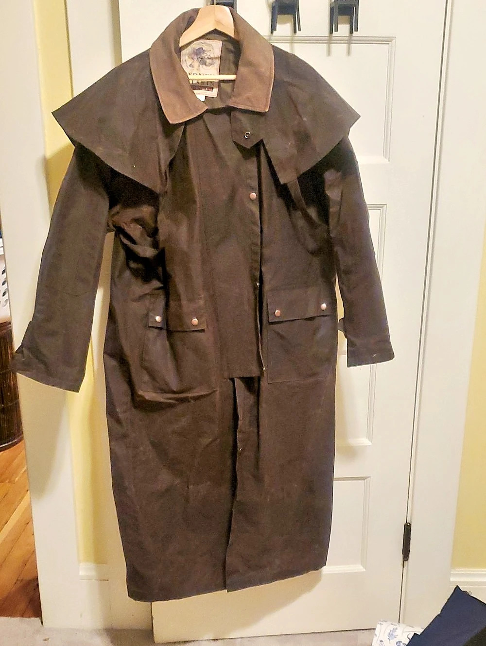 Sydney Olskin Clothing Waxed Cotton Coat